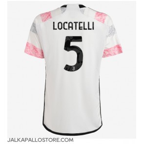 Juventus Manuel Locatelli #5 Vieraspaita 2023-24 Lyhythihainen
